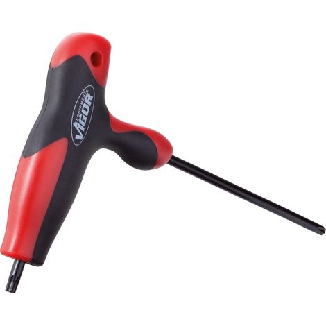 T de manche tournevis v2498 intérieur Torx profil largeur de clé T 9 longueur totale 160 mm, 1 pièce