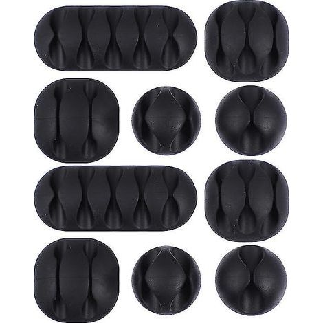 Kabelclips aus Acryl zur Organisation (1/3)