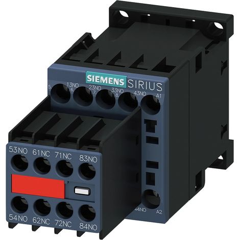 Siemens Contactor auxiliar, 6NA+2NC, DC 24V, S00, conexión por tornillo, 3RH22621BB40