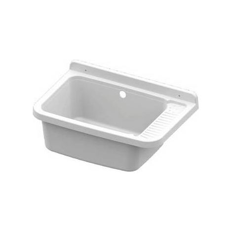 PILOZZO IN RESINA BIANCO Misura: Cm 50,4 x 33,4 x 24