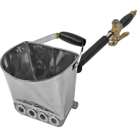 Pistolet à mortier multifonctionnel à 4 jets, antirouille, léger et détachable, pour la rénovation de stuc. (1/5)
