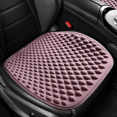 Coussin De Siège Gel - 46,5 X 45,5 X 2 Cm - Pour Voiture Bureau Fauteuil Gaming - Avec Fond Antidérapant Et Poignée - 1 Pièce (1/5)