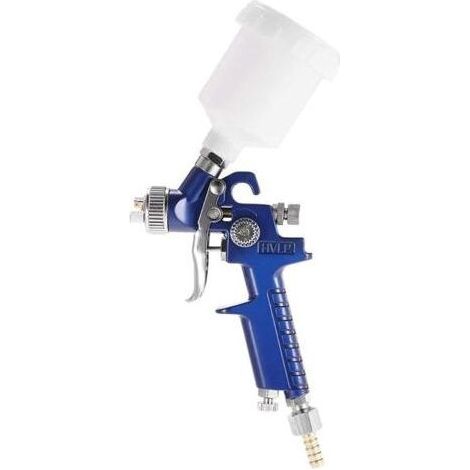 Pistolet pulvérisateur pour peinture HVLP 0.5 mm Pistolet pulvérisateur 120 ml Pistolet à peinture avec réservoir Airbrush Kit aérographe (1/5)