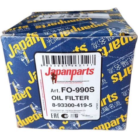 Filtro olio japanparts fo-990s  ft5165  ph5354  wl7254  w8136  op643/3
