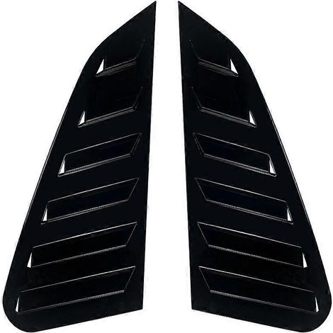 Volets de persiennes triangulaires arrière pour Subaru Impreza WRX STI 2011-2014, noir brillant (1/5)