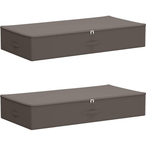 Maison Exclusive - Scatola di Stoccaggio 2 pz Tessuto non tessuto 100 x 50 x 18 cm (1/5)