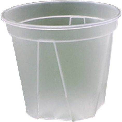 12/15/18cm Pot transparent pour orchidée - Pot de rempotage intérieur pour plantes grasses, herbes aromatiques - Diamètre extérieur 12cm