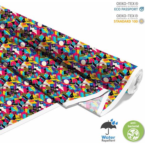 Outdoor-Dekostoffe Oxford - Motiv Geometrisch I DX3487 (1/5)