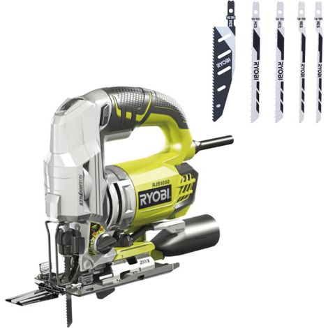 Pack RYOBI Scie sauteuse pendulaire - 680 W - 105mm - lot de 5 lames - 100mm - RAK05JSBFC