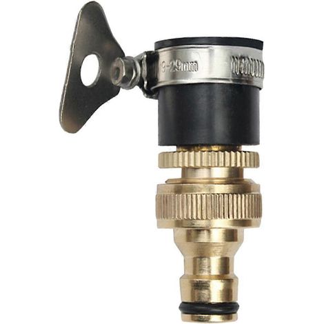 Kit de raccords rapides pour tuyau d'arrosage, adaptateurs pour robinet, connecteurs pour tuyau d'arrosage à connexion rapide, pour particuliers (1 kit). (1/5)
