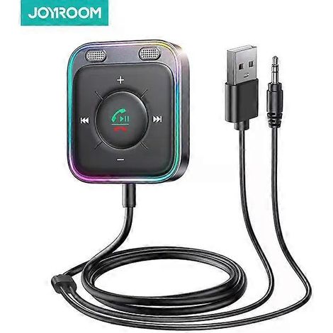 Kit autoradio Joyroom Bluetooth 5.3 AUX avec double microphone, émetteur antibruit et récepteur mains libres sans fil (1/5)