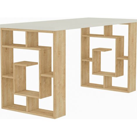 Bureau moderne avec étagères gain de place Maze (1/3)