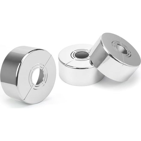 pezzi rosetta per rubinetto, rosetta per miscelatore doccia, 3 misure in 1, copertura per tubo radiatore adatta per diametri di 20 mm / 25 mm / 33 mm, utilizzata per la decorazione del rubinetto