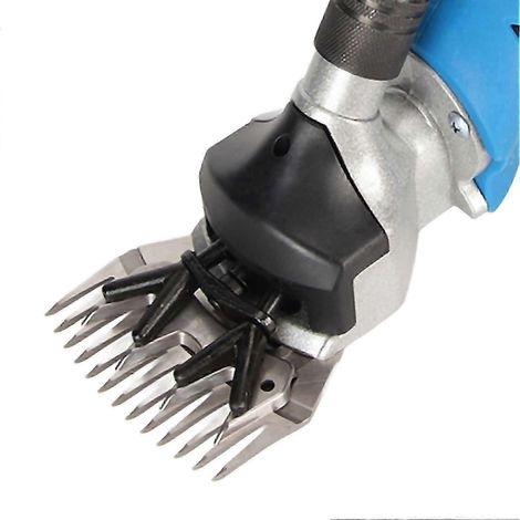 Neue Schafschere, 6 Geschwindigkeiten, 200-W-Motor, maximal 2600 U/min, 4000-mAh-Legierungsklinge, Teppichtrimmer für Familienbetriebe, Bauernhof 1 (1/4)