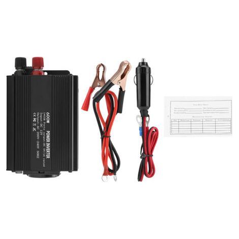 Ej.Life Voltage Converter 12V to 220V Pure Sine Wave Inverter 600W Pure Sine Wave Inverter for Mobile Phone Truck (1/5)