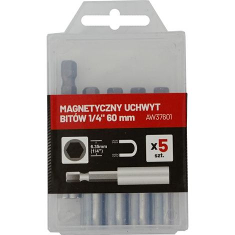 PORTAPUNTE MAGNETICO AWTOOLS 1/4"" /5pz.
