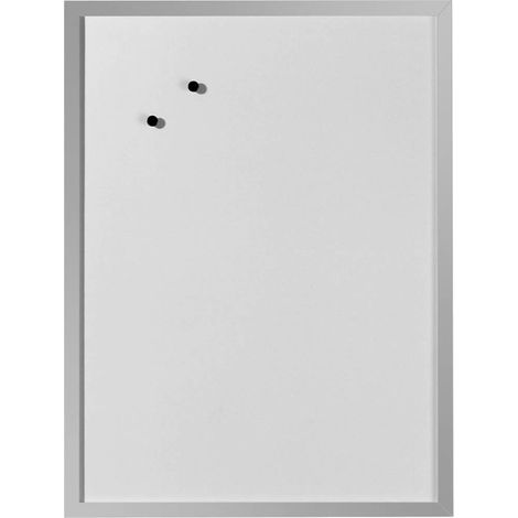 Herlitz Tableau magnétique, Tableau blanc 10524627 (l x H) 400 mm x 600 mm argent 10524627