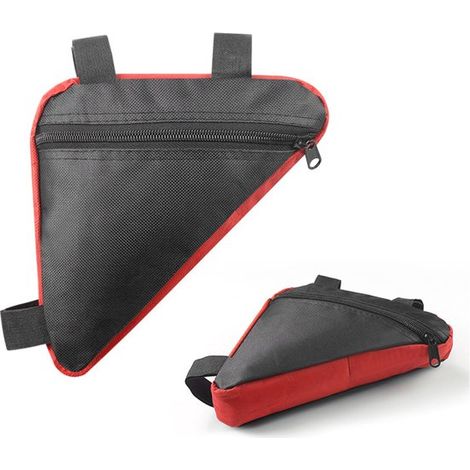 Bolsa triangular impermeable para bicicleta,Ideal para guardar candados,ropa de lluvia y más,Bolsa para bicicleta (1/5)