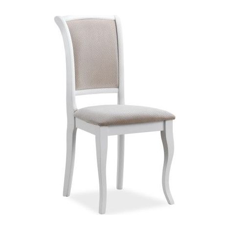 Ac-Deco – Chaise de salon en bois beige – Dimensions L 45 x P 42 x H 96 cm – Charge maximale 120 kg – Montage facile (1/2)