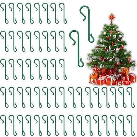 (Vert)230 Pièces Crochets d'arbre de Noël, Crochet Boule de Noel en Forme de S, Crochets d'Ornement de Noël, Accroche boule de noel, Cintres pour Sapin de Noël, Guirlande de Noël, Vigne de Noël (1/5)