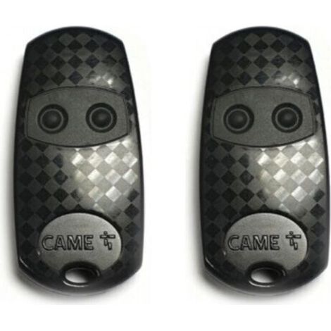 Lot de 2 Télécommandes CAME TOP432EE 433,92 MHz à Code Fixe - Contrôlez Portails et Portes de Garage