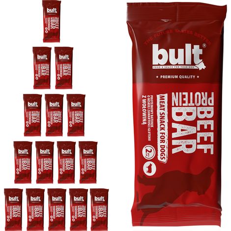 BULT BAR, barrita proteica para perros sabor ternera, 15x75g (1/3)
