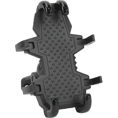 Support telephone moto 8 griffes reglable anti-vibrations protection universel support velo avec tapis silicone ABS (1/5)