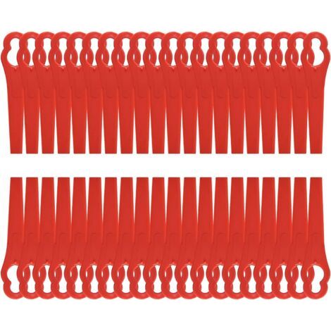 Lame Coupe Bordure Lames en Plastique de Rechange 8,3cm pour Jardin et Pelouse Coupe Bordures Grass Trimmer (120 Pcs) (1/5)