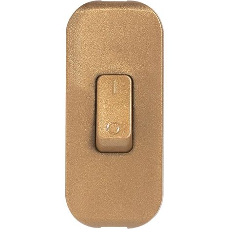 Interrupteur pour Lampe 250 V, Or, 040193E