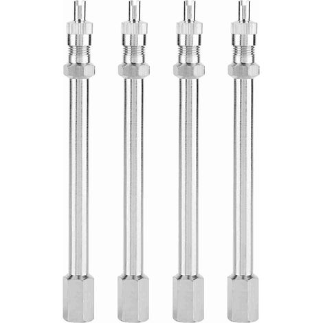GARRYFIZH Rallonge de valve de pneu, accessoire pour gonfleur (lot de 4) pour camion