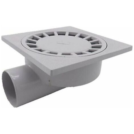 BUNTHAUS Tigrezy Par 200mm X 200mm Sortie 75mm Siphon de Sol Salle de Bains Salle Humide Douche Plastique Pvc1pcs-blanc (1/5)