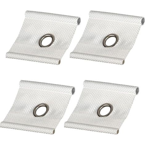 4 Pieces Awning Hooks, Channel Rail Hooks, Caravan Hooks, Motorhome Accessories, Suitable for 5/6mm-7/8mm Pipe Holes (1/3)