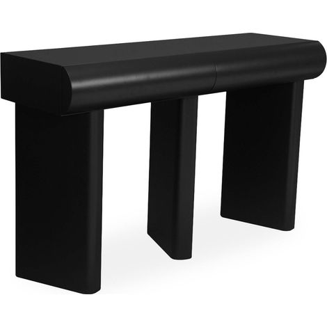 Console Design 2 Tiroirs "Sherazade" 121cm Noir (1/5)
