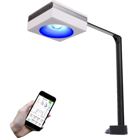 Illuminazione per barriera corallina, controllo intelligente, spettro completo, kit braccio luce bianca, spina UE 100V-240V (1/2)