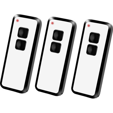 3-teilige Garagentor-Fernbedienung für Novoferm Novotron 522, 524, 502 MAX43-2, 512 Mix43-2, kompatibel mit Novoferm Novotron 433,92MHz Tor-Fernbedienung (1/4)