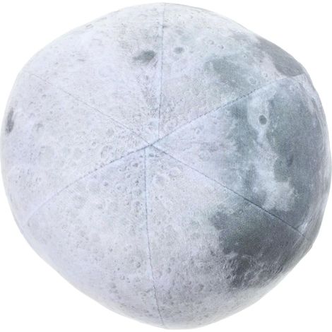 Coussin Décoratif Lune en Peluche, Oreiller Rond 1 Pièce (1/5)