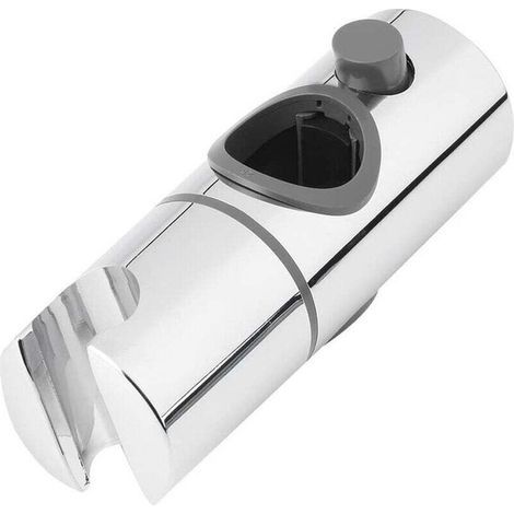 Shower bar, adjustable diameter of 22 mm, chrome + ABS design, portable shower bar, easy to install, suitable for shower bars. (1/5)