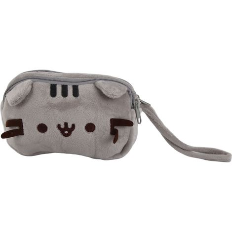 Sac de toilette chaton mignon style doux en toile résistant, pochette maquillage polyvalente pour sortie voyage bureau (1/5)