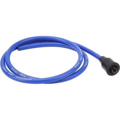 Kit Fils Bougie Allumage 8mm, Haute Efficacité Connecteurs Bleu, Pour Voitures Classiques 4 Cylindres, Longue Durée Fiable (1/5)