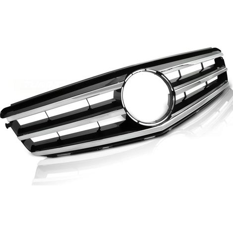 Calandre MERCEDES W204 07-14 AVANTGARDE CHROME-NOIR