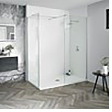 Wetroom 8 Glass Panel 800 Clear