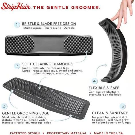 Brosse d'équitation et de soin pour chevaux et chiens, brosse de bain et de massage pour animaux, matériau durable, taille moyenne, lot de 1.