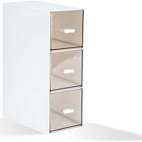 1 boîte à thé en plastique avec couvercle transparent pour ranger les sachets de thé, un organiseur pratique pour sachets de thé, une boîte de rangement pour café avec 3 tiroirs pour les sachets de su (1/4)