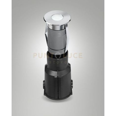 TULIP 2 FARETTO INCASSO ACCIAIO CARRABILE LED 3W 3000K 175LM