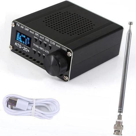 Récepteur radio ATS-20+ SI4735 toutes bandes : modulation de fréquence, AM (PO & OC), BLU (LSB & USB), bandes radioamateurs et commerciales (1/3)