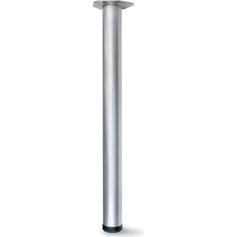 Byp Pata Mesa Edgar D-60 De 71Cm Blanca   - EDGAR - Pata económica para mesa regulable de 71 a 75 cm. (Ø60 mm.)