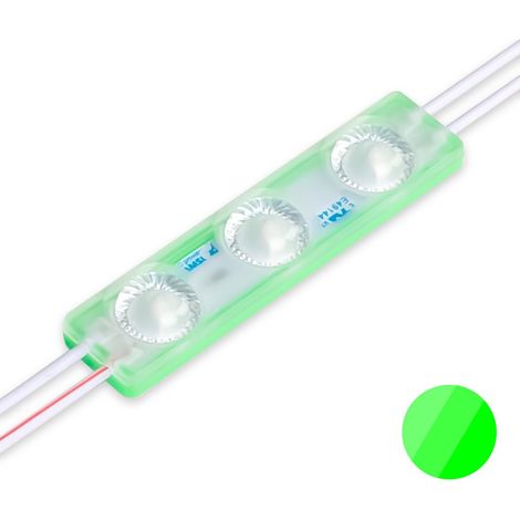 LED Modul 1,5W 12V 170° IP65 - Lichtfarbe: Grün
