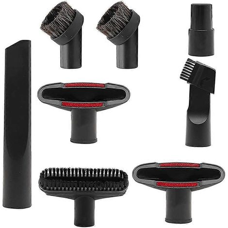 Zubehörset für Kärcher-, Shark- und Henry-Staubsauger: inklusive Bürsten, Düsen und 32-mm-/35-mm-Adapter. (1/5)