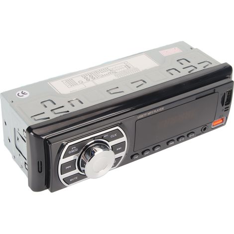 Autoradio avec écran LCD, Bluetooth, lecteur MP3 stéréo simple DIN, application de géolocalisation, lecteur multimédia clé USB (1/5)