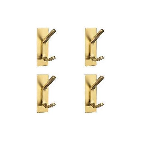 Haken - Wandhaken - Garderobenhaken - Handtuchhaken - Geeignet für Küche und Bad - 85 x 30 x 35 mm - Edelstahl - Hängehaken